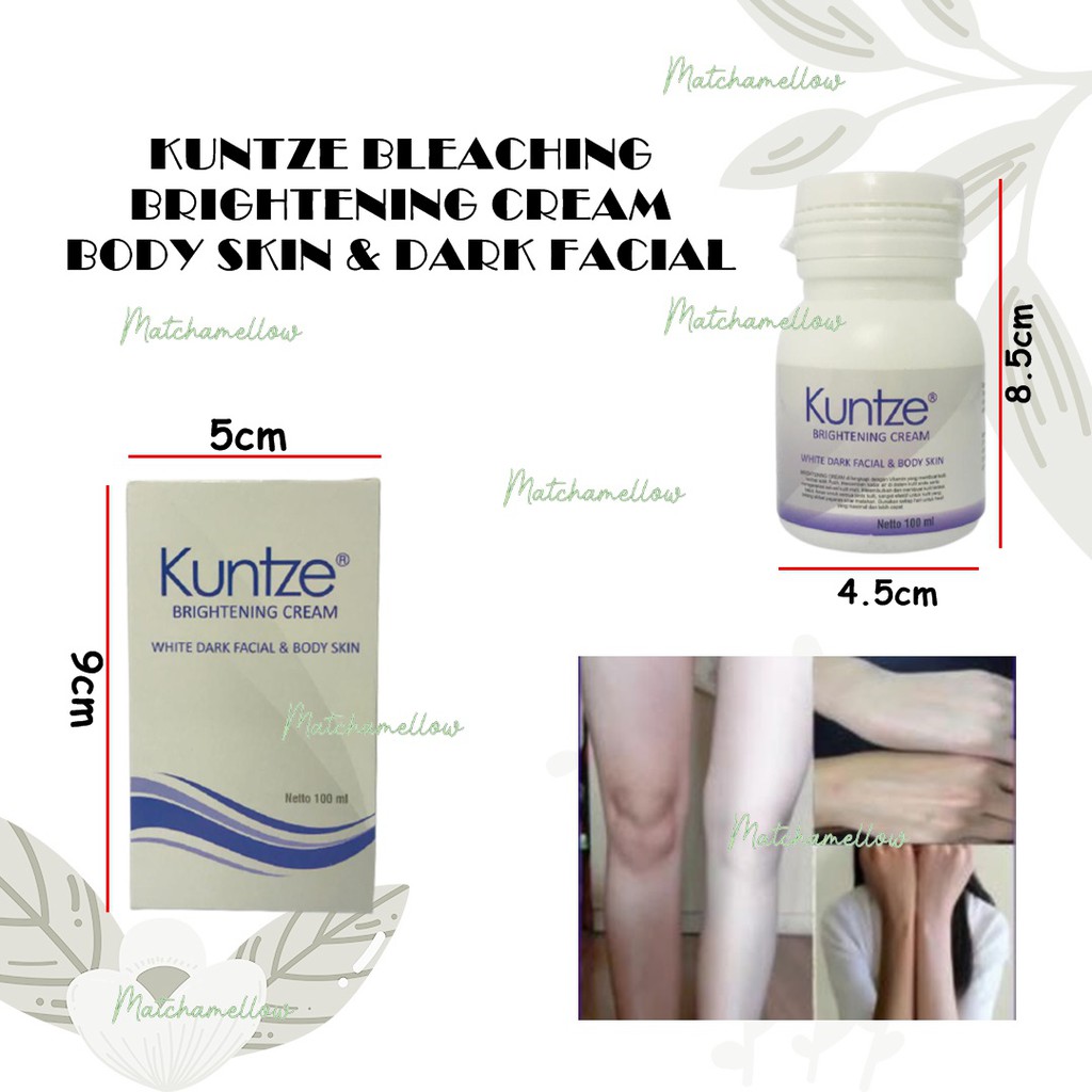 ❄️MATCHA❄️ KUNTZE BLEACHING - BRIGHTENING CREAM KUNTZE ORIGINAL