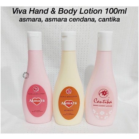 ✨SHASYA✨ VIVA Hand Body Lotion 100ml | Cantika | Asmara | Cendana 100ml