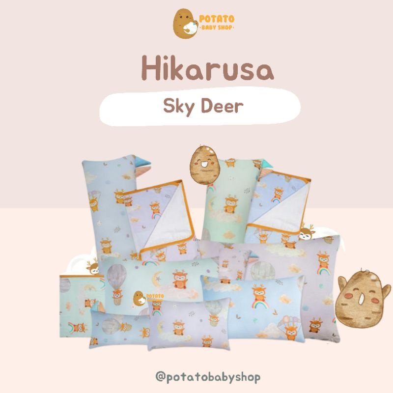 Hikaru Blanket - Selimut Hikarusa Deer Sky / Snow / Family / Mushroom / Baby Shark Pinkfong