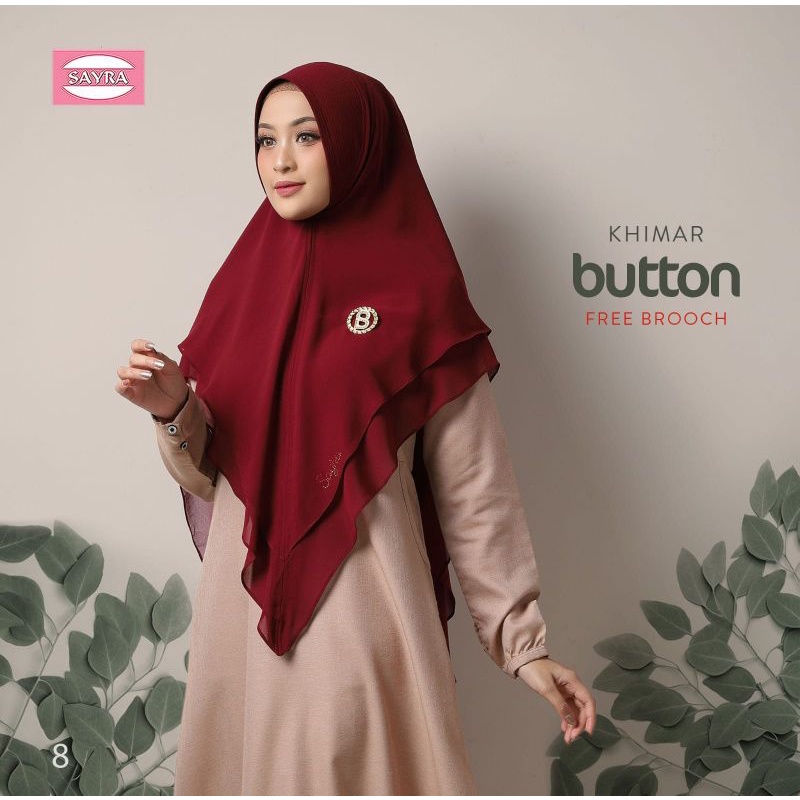 Jilbab Khimar Button Free Bross Ori Sayra Hijab
