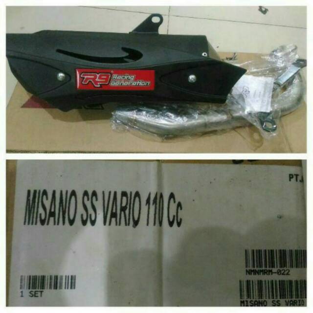 Knalpot r9 misano vario,,vario 125,,vario 150