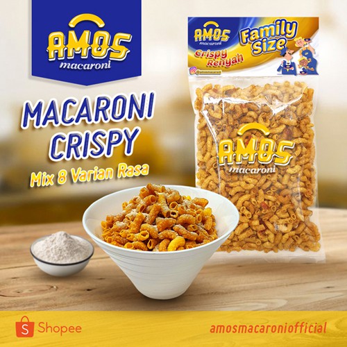 

Makaroni Crispy Bumbu Amos Blend 8 Rasa