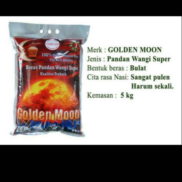 

Beras Golden Moon 5kg