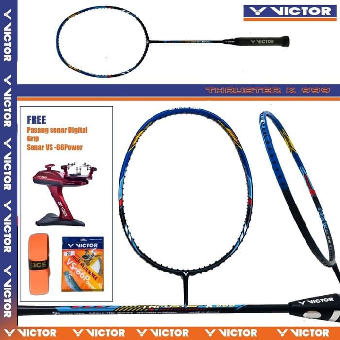 mantul habis badminton VICTOR THRUSTER K 999 RAKET BADMINTON ORIGINAL