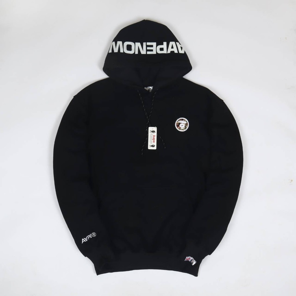 JAKET SWEATER HOODIE BS LOGO ARMY APE NOW UNISEX PREMIUM QUALITY