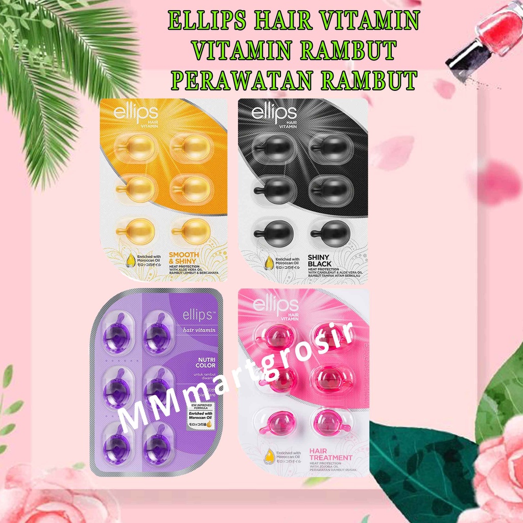 Ellips Hair Vitamin / Vitamin Rambut / Perawatan Rambut / Isi 6 Capsule