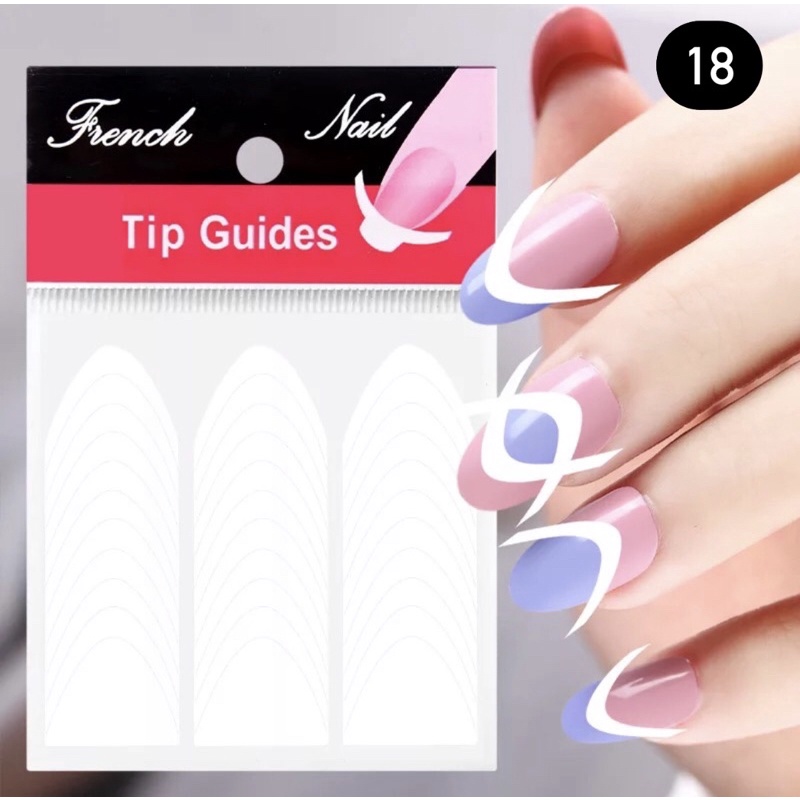 FRENCH STICKER - NAIL TIP GUIDES