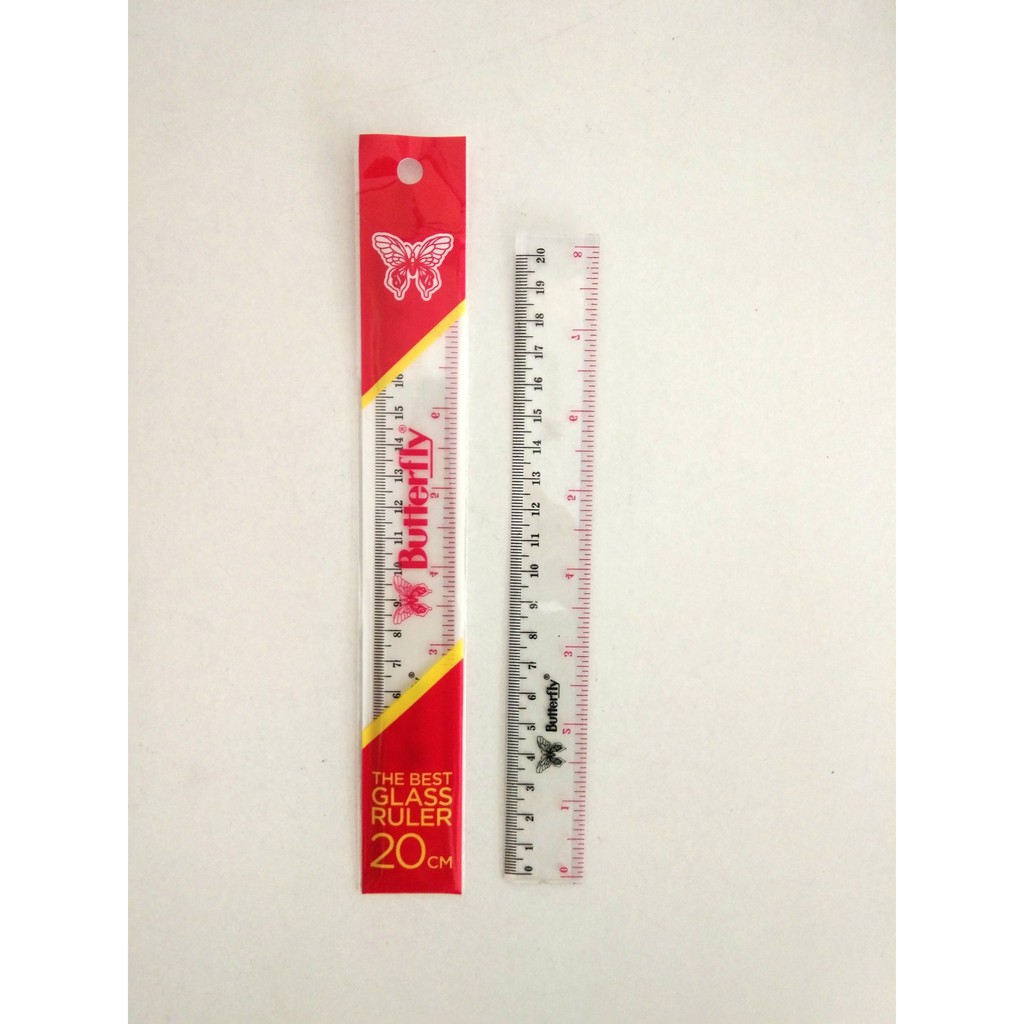 

Penggaris Butterfly 20cm