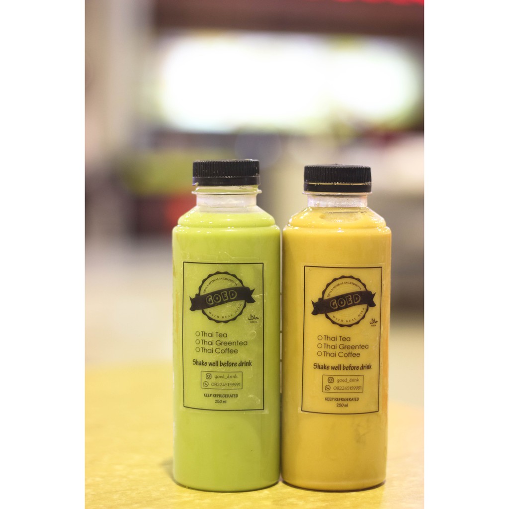 

Thai Tea Milk Original / Thai Green Tea Milk Premium (Teh Asli dan Susu Sapi Asli)