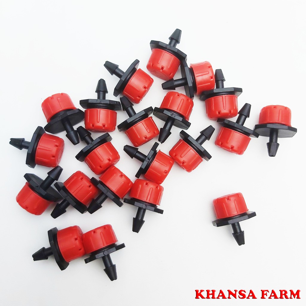 Adjustable dripper putar 8 lubang fertigasi