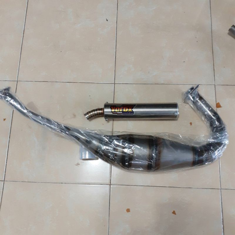 Knalpot racing verox original Slinser alumunium for Ninja RR R SS not kdx creampie Ai tech dll