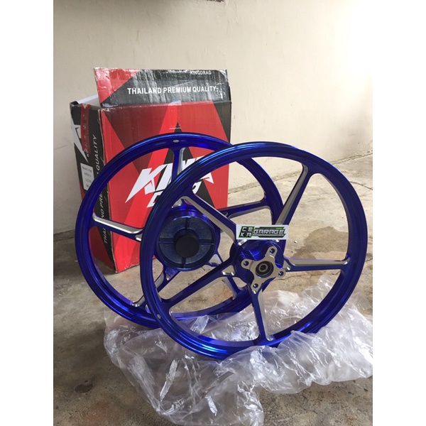 Velg Kingdrag/Enkei FG511 Biru anodise pnp jupiter z,fizr,vega dan sejenisnya