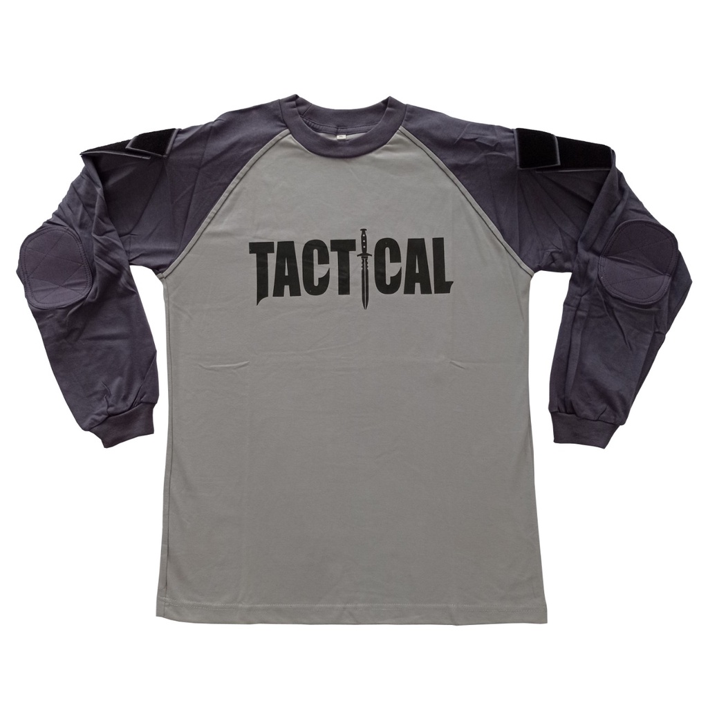 Kaos Tactical Panjang Kombinasi Katun 20 S