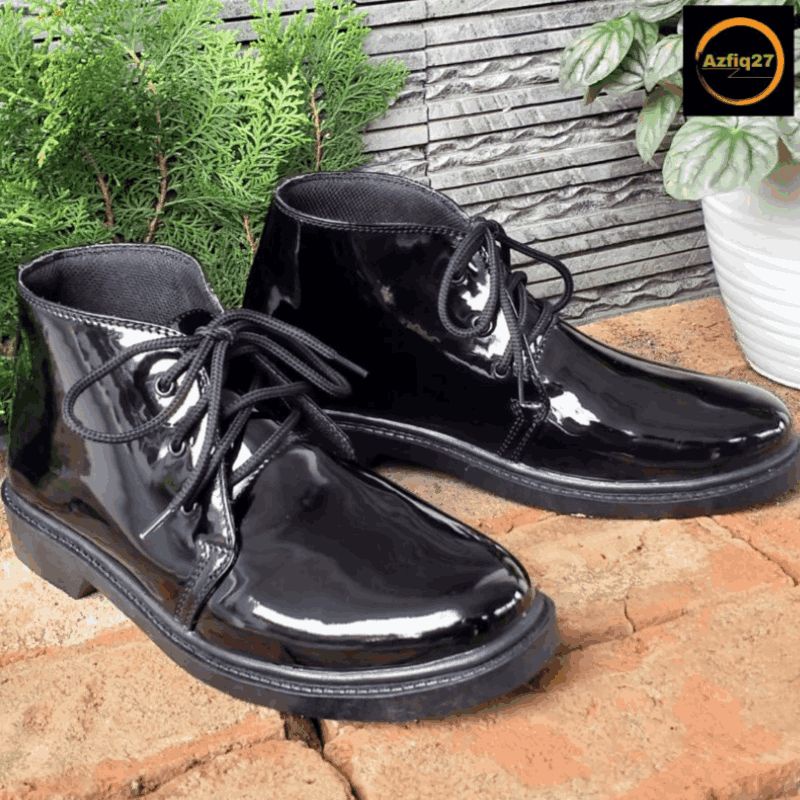 Sepatu Pdh Tni Polri Security Mengkilap Terbaru Tali 100% Original Merk Azfiq27 #5