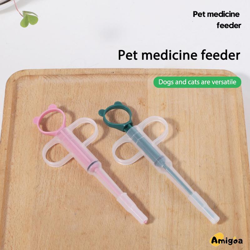 Pet Feeder Dorong-tarik Cat Dan Dog Universal Liquid Pills Pet Feeding Stick Peralatan Makan - AG2