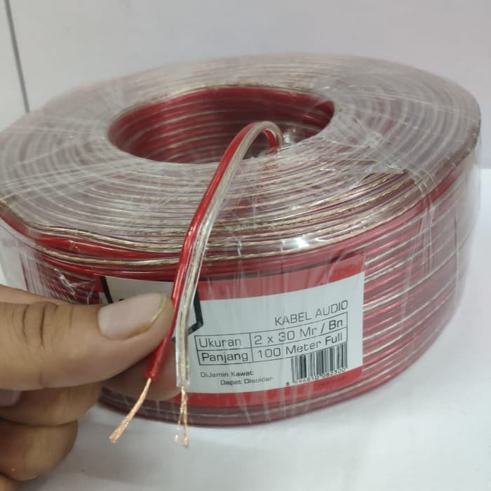 Kabel Listrik Monster Serabut Transparan Kualitas Bagus besar kabel 2x30 kabel audio transparan