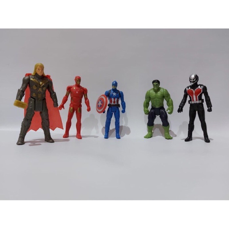 MAINAN ANAK TERBARU AVENGER 5PCS MAINAN ANAK LAKI LAKI MAINAN ROBOT MAINAN MURAH MAINAN AVENGER