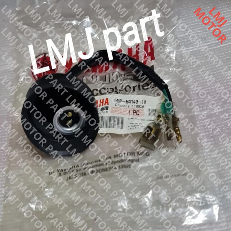 (100% ORI ) FITTING SOKET LAMPU DEPAN KABEL PENDEK RXKING SCORPIO Z 5BP-H4140-10 Pasti bagus