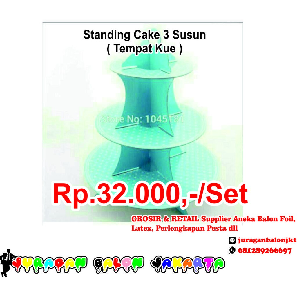 

Standing Cake 3 Susun