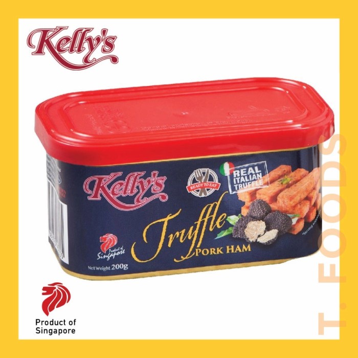

f0fjhubfe00 Kelly'S Truffle Pork Luncheon Ham 200 Grm Singapore DsGk