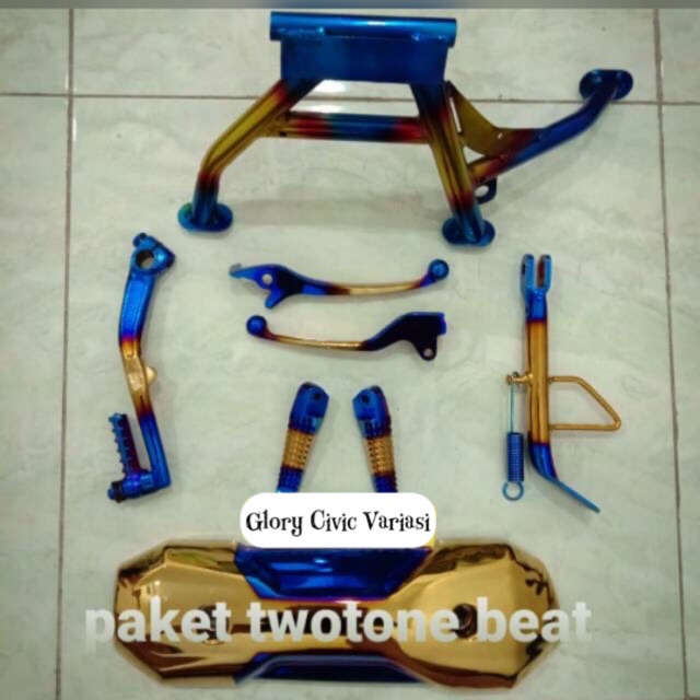 PAKET VARIASI TWOTONE 6 ITEM UNTUK HONDA BEAT LAMA BEAT KARBU VARIO 110