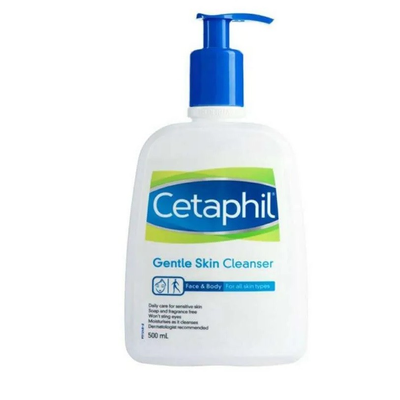 SABUN CUCI MUKA CETAPHIL 500 ML GENTLE SKIN CLEANSER KULIT SENSITIF ALERGI NON PARFUME FACE WASH