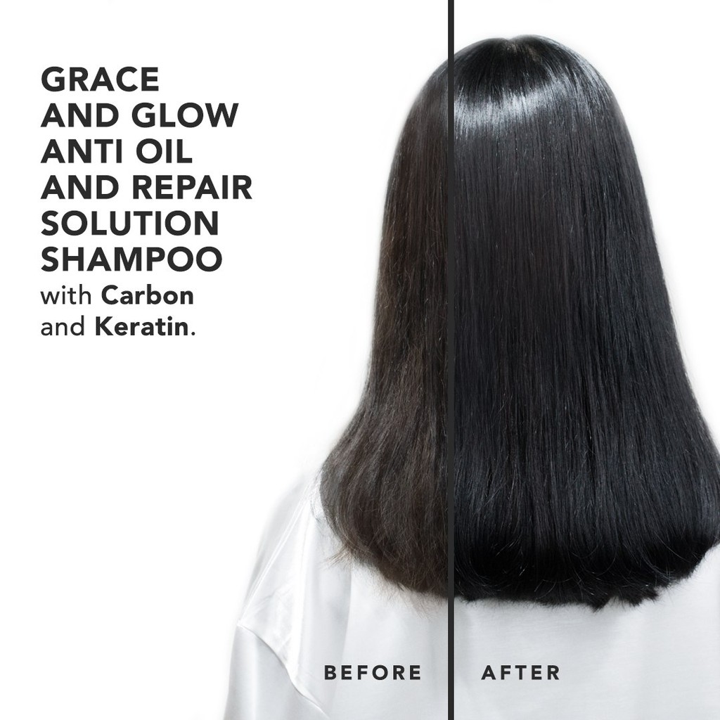 [NEW] Grace and Glow Secret Bombshell Anti Oil and Repair Solution Shampoo / Rambut berminyak