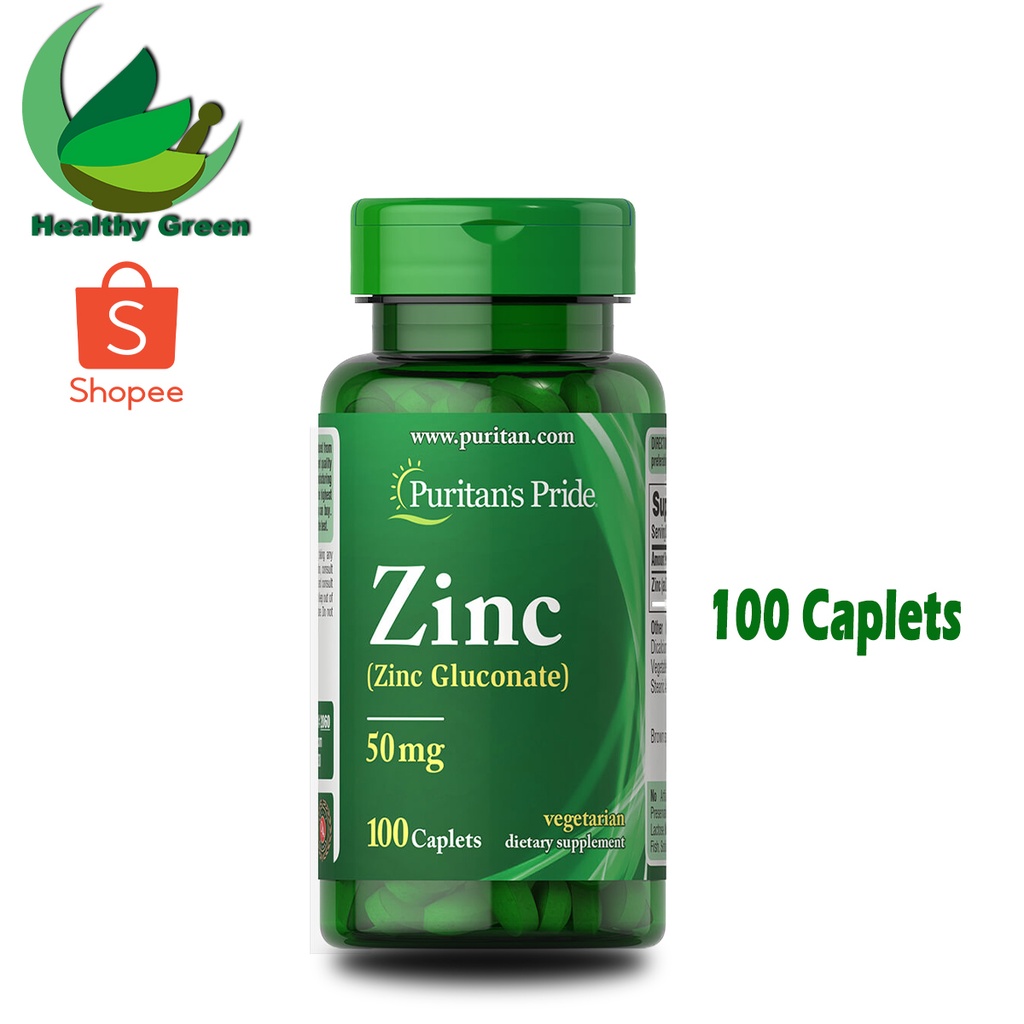 Puritan Pride zinc 50mg 50 mg 100 Caplets Puritans Pride zinc 50mg 50 mg 100 Caplets zinc 50 100