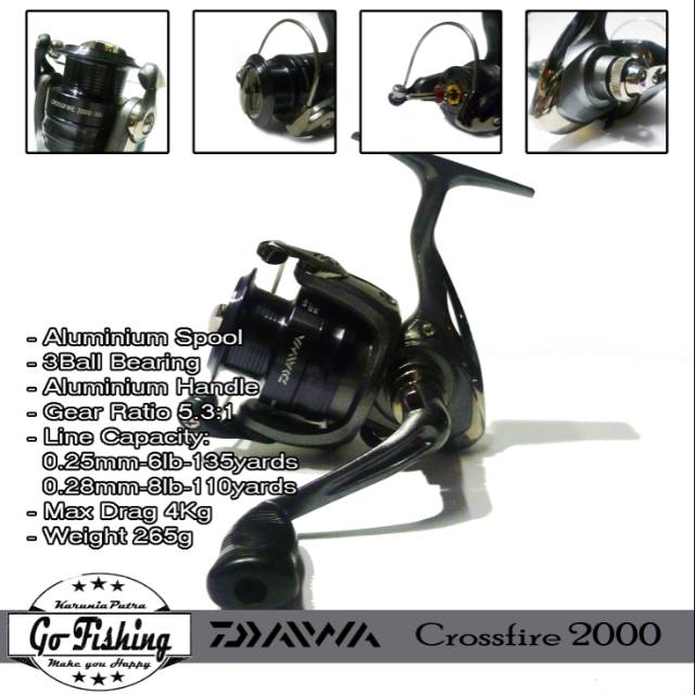 Reel Daiwa Crossfire 2000-3Bi