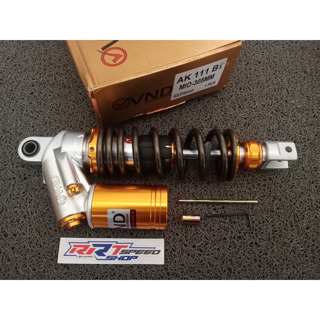 SHOCK MIO 305MM VND AK111 B1 GOLD &amp; RED TABUNG