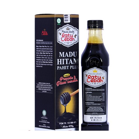 Madu Hitam Pahit Plus Propolis Ratu Lebah