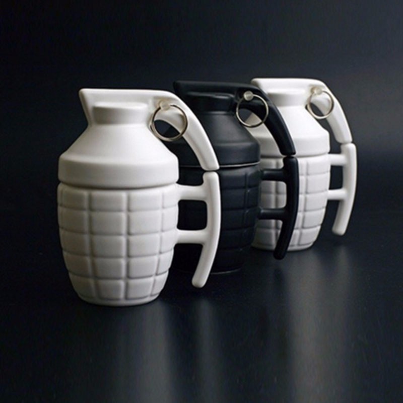 (100% BARANG ORI) YOMDID Gelas Mug Model Granat Tangan 280ml - HH-8603