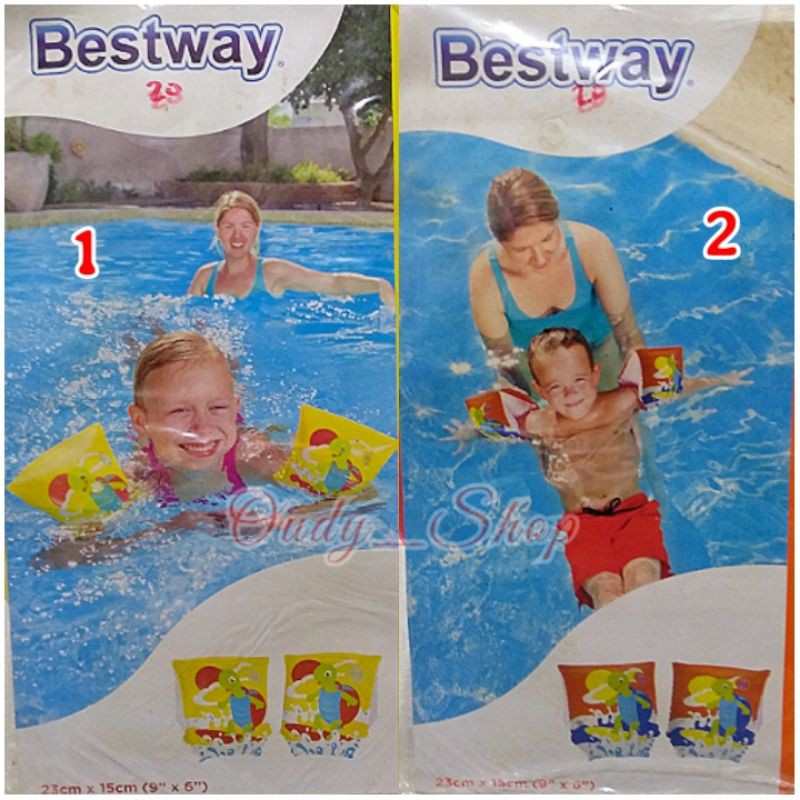 Kiddie Swim Ring Ban Pelampung Bulat dan Ban Pelampung Lengan Anak Bestway