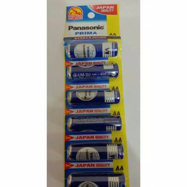 BATERAI PANASONIC AA BIRU PRIMA ( 1 PCS  )