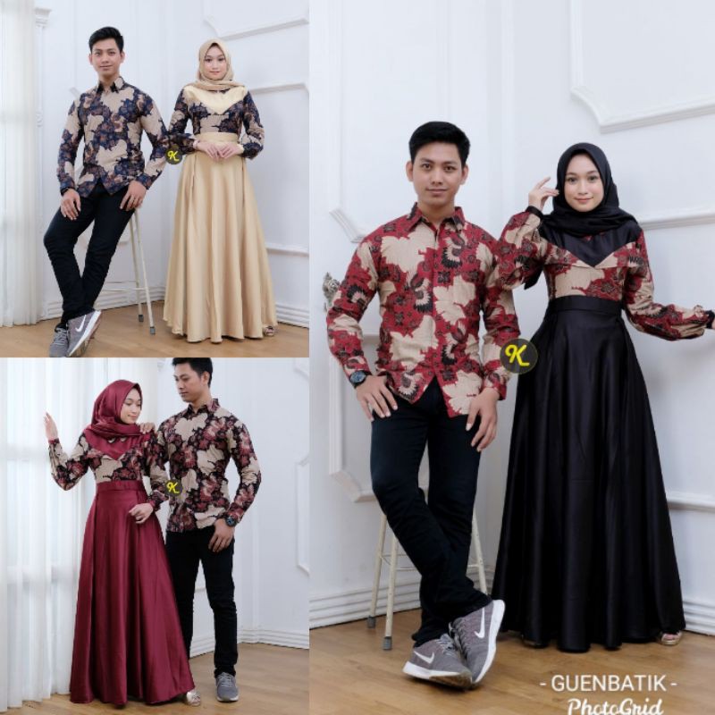 Couple gamis kombinasi KARYAKU best seller