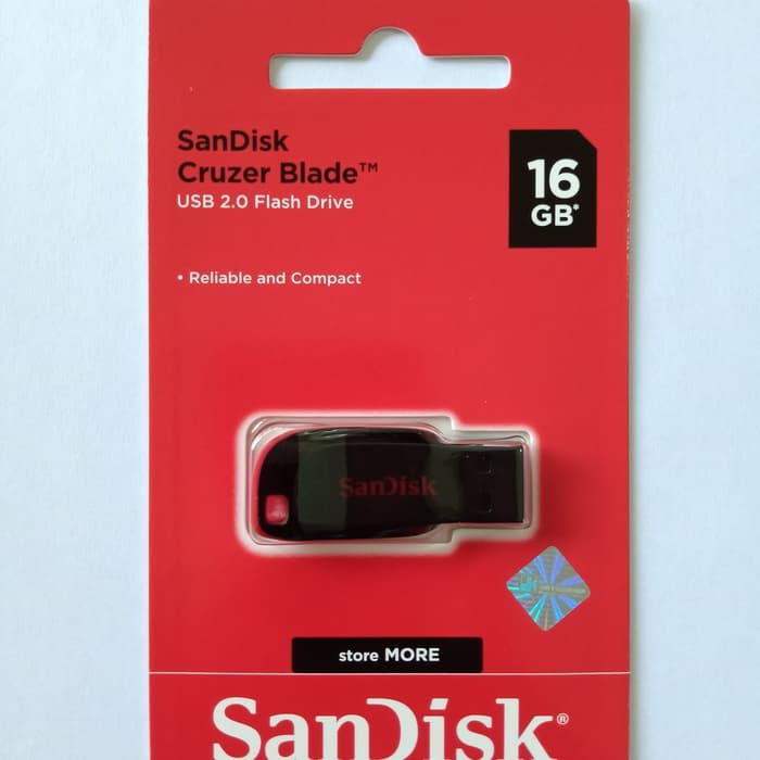 Flash Disk 16GB  Sandisk Cruzer Blade USB FD Blade CZ50 16GB