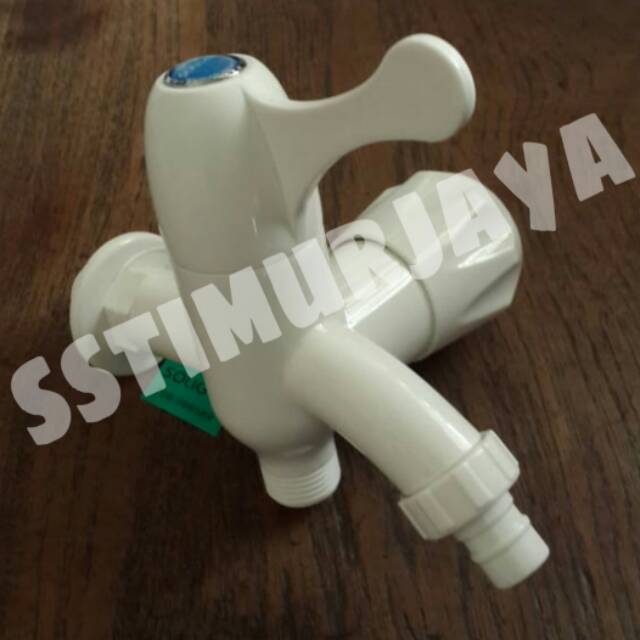 Keran air / Kran double / kran cabang plastik berkualitas