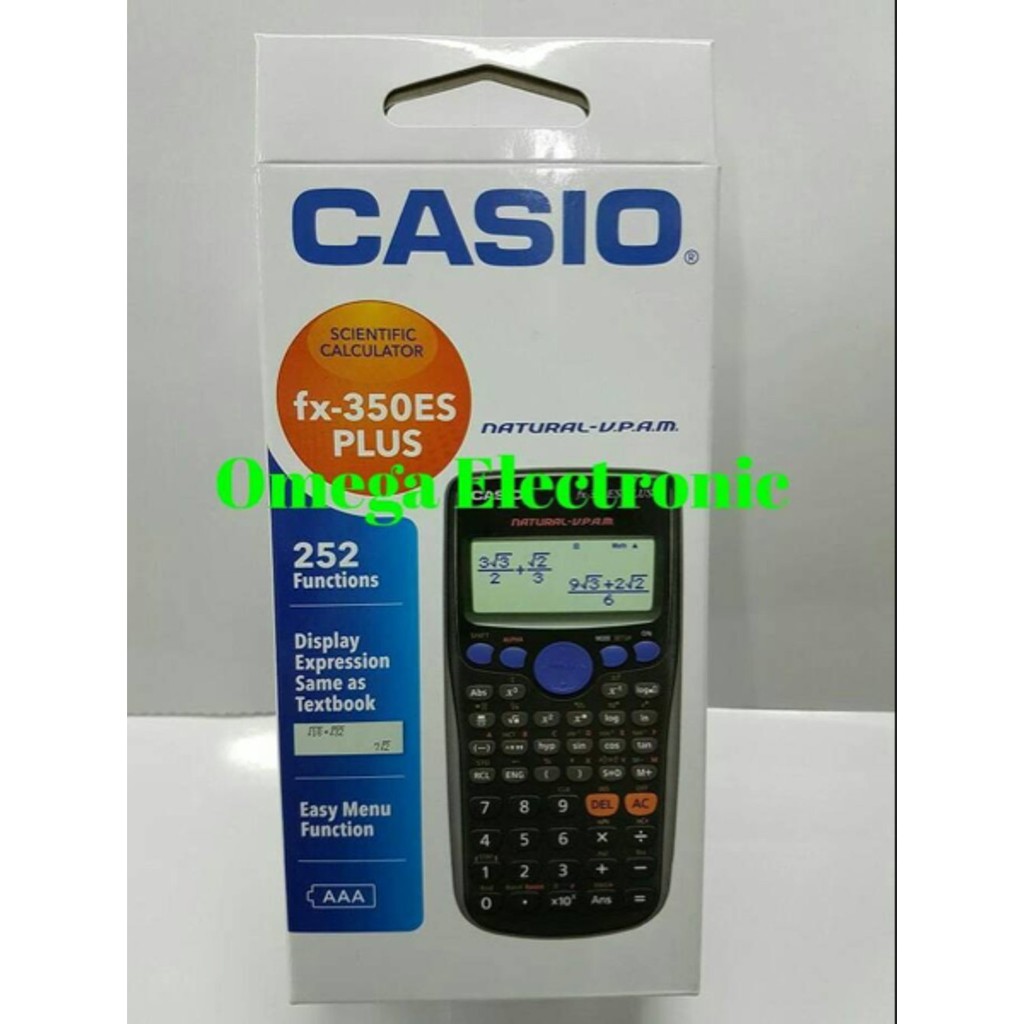 

PROMO Casio FX 350ES PLUS Scientific Calculator Kalkulator Sekolah Kuliah Bagus