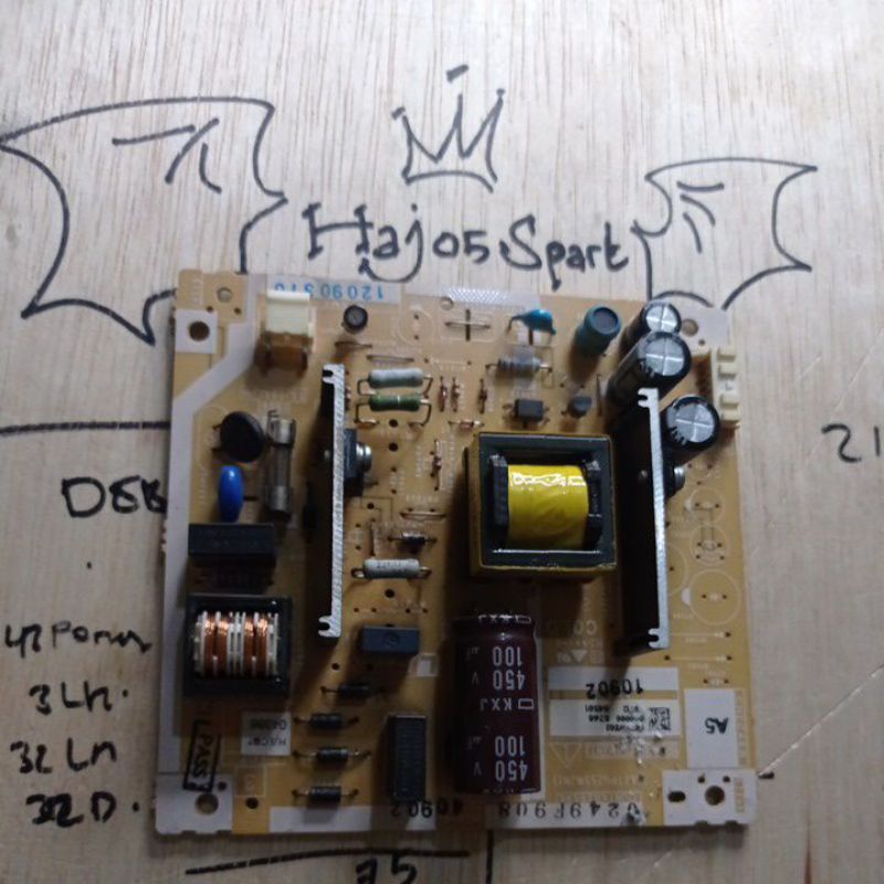 PSU - POWER SUPLAY TV SHARP 24LE175i - 24LE 175i - 24LE 175 i