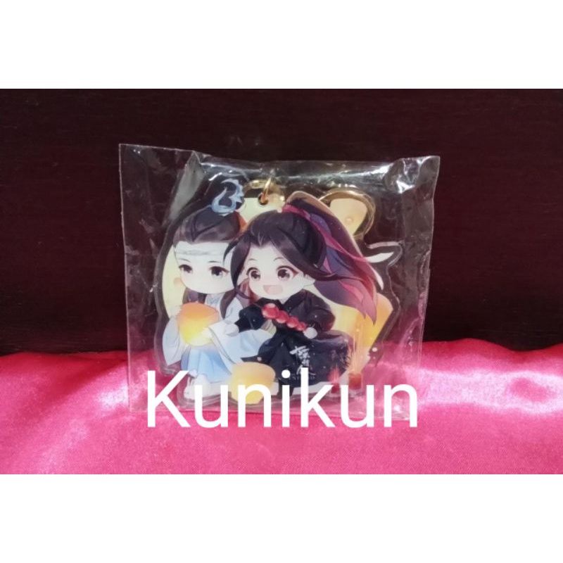 The Untamed CQL Lan Wangji Wei Wuxian Wangxian Chibi Acrylic Keychain