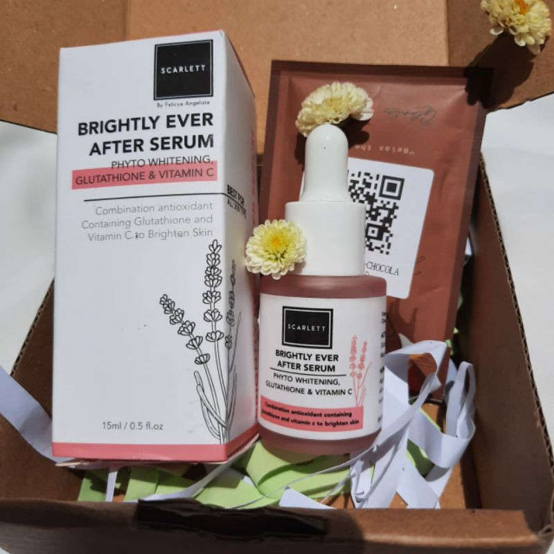 Scarlett Brightly Ever After Serum / Gift box skincare / Gift box serum