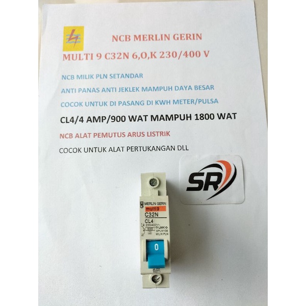 NCB Merlin cl4 standar PLN (harga satuan) anti jeklek mampuh daya besar