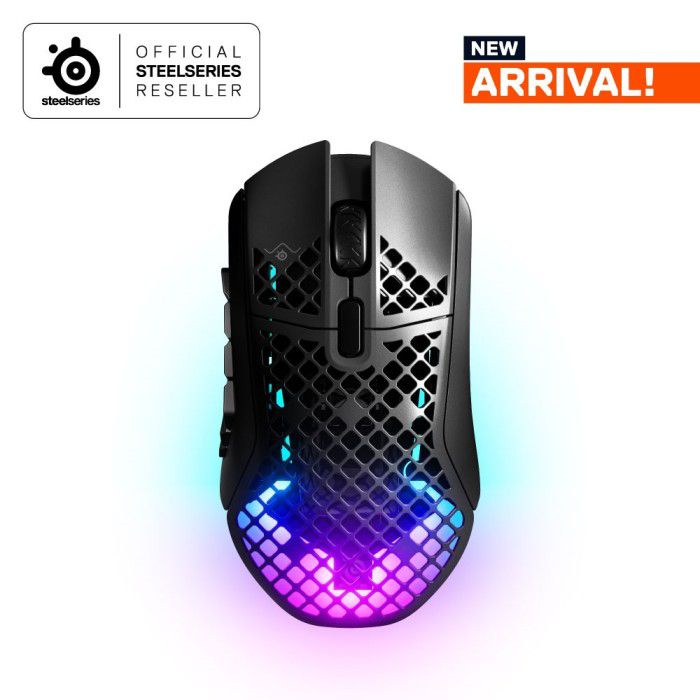 Steelseries Aerox 9 Wireless - Gaming Mouse Ultra Ultra Lightweight MMO/MOBA - Original - Garansi Resmi 1 Tahun