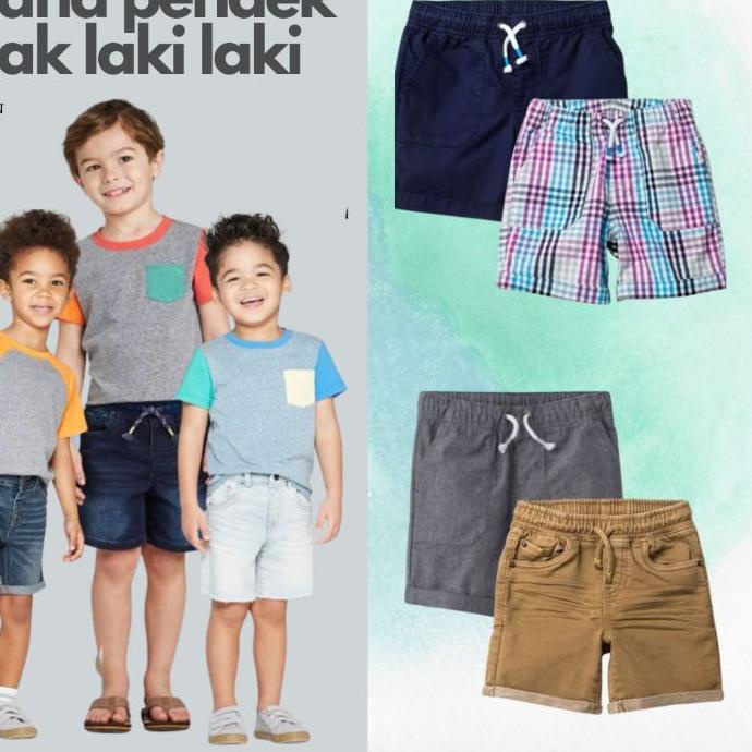 ➺ Celana Pendek Anak laki laki Cat&jack 1-5 tahun ❄