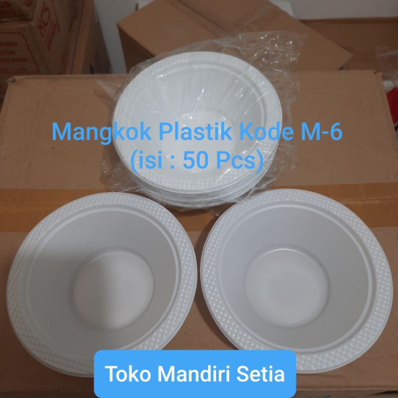 Jual Mangkok Plastik M 6 Isi 50 Pcs Shopee Indonesia