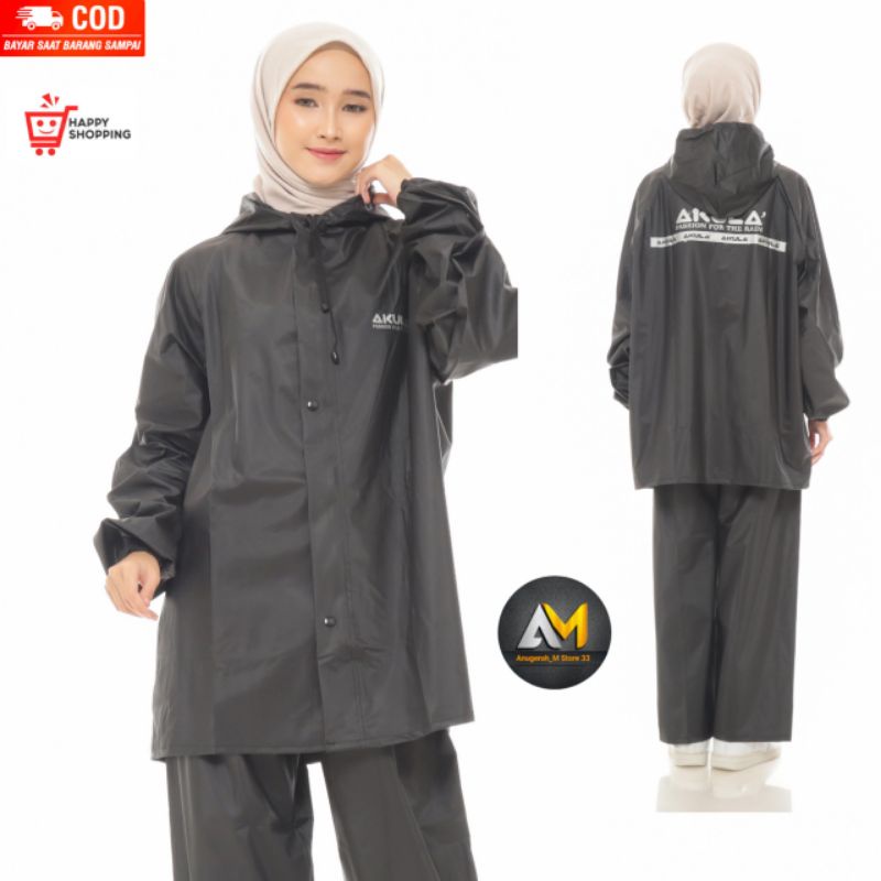 JAS HUJAN !!! MANTOL RAINCOAT, ANTI REMBES PRIA WANITA KUALITAS TERBAIK BY AKULA