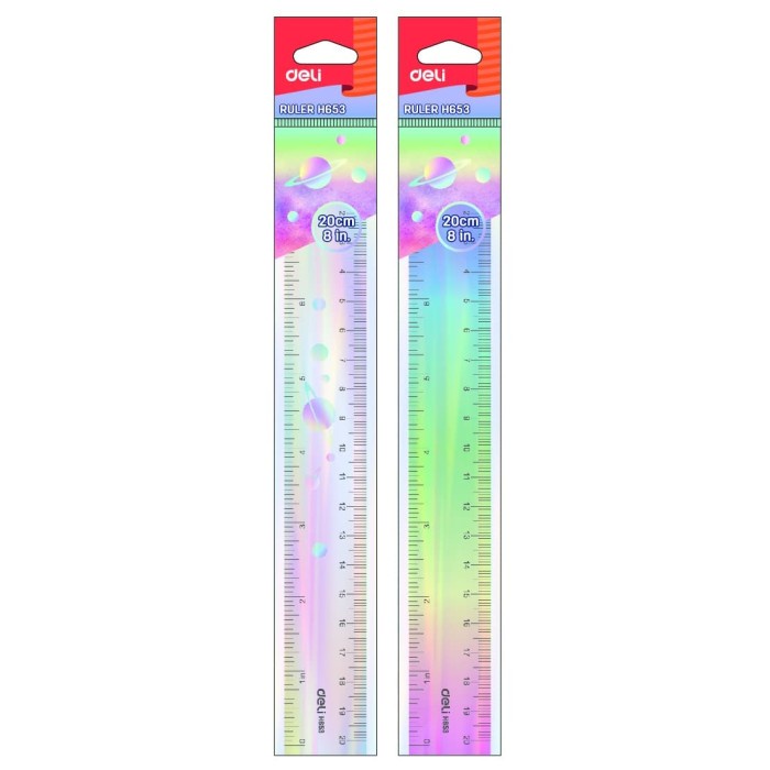

TULIS-ALAT- DELI PENGGARIS 20 CM, 8 INCH TIDAK MUDAH PATAH & TAHAN LAMA EH653 -ALAT-TULIS.