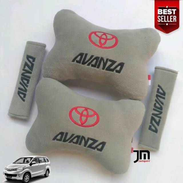Bantal sandaran kepala jok mobil toyota avanza