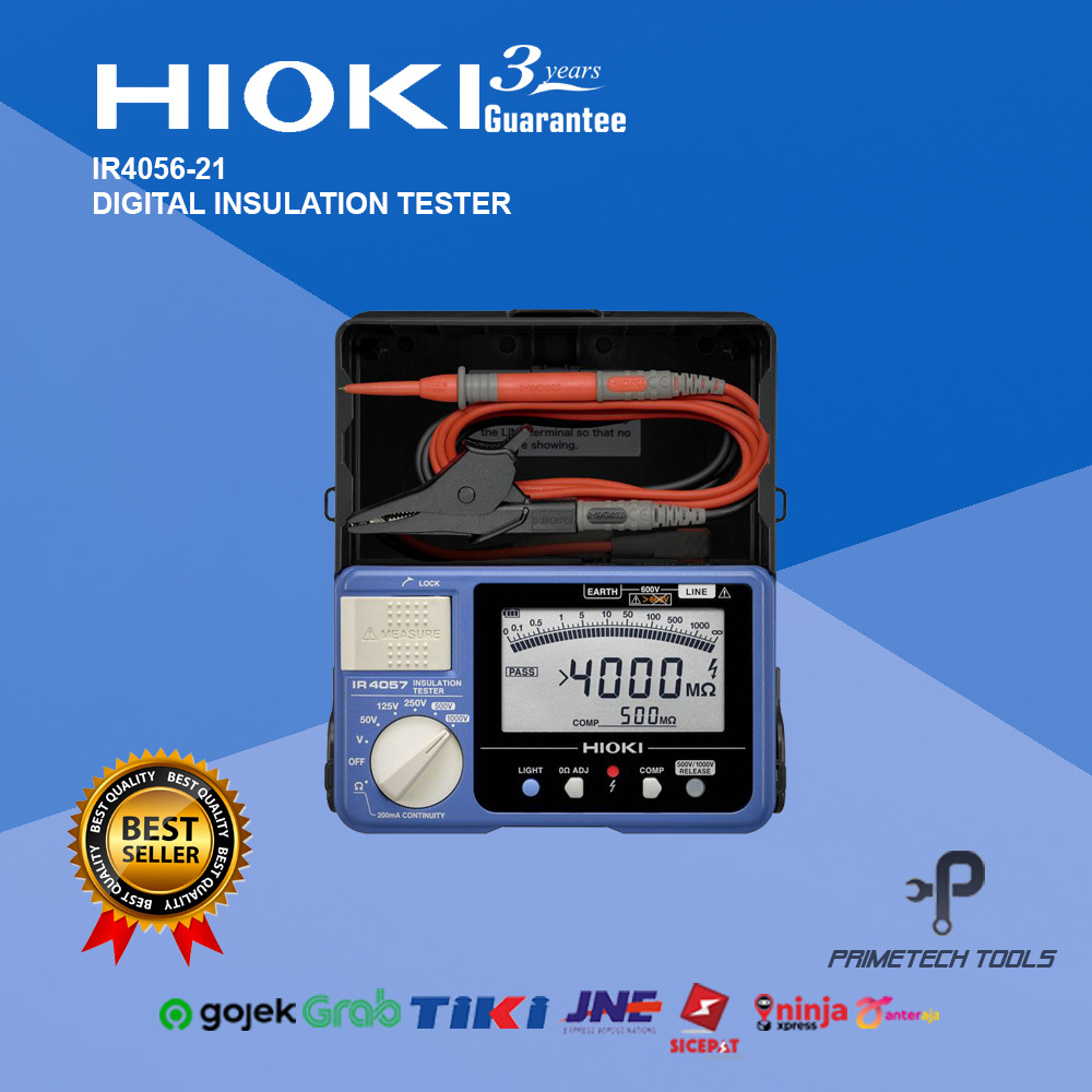 HIOKI IR4056-21 DIGITAL INSULATION TESTER MERGER INSTALASI