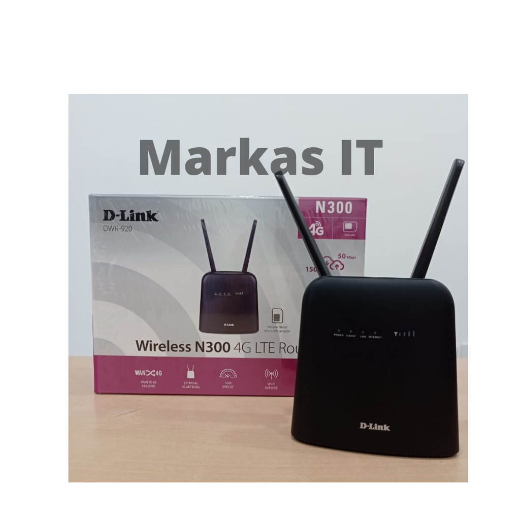 D-Link DWR-920 (4G LTE Router Wireless N300)